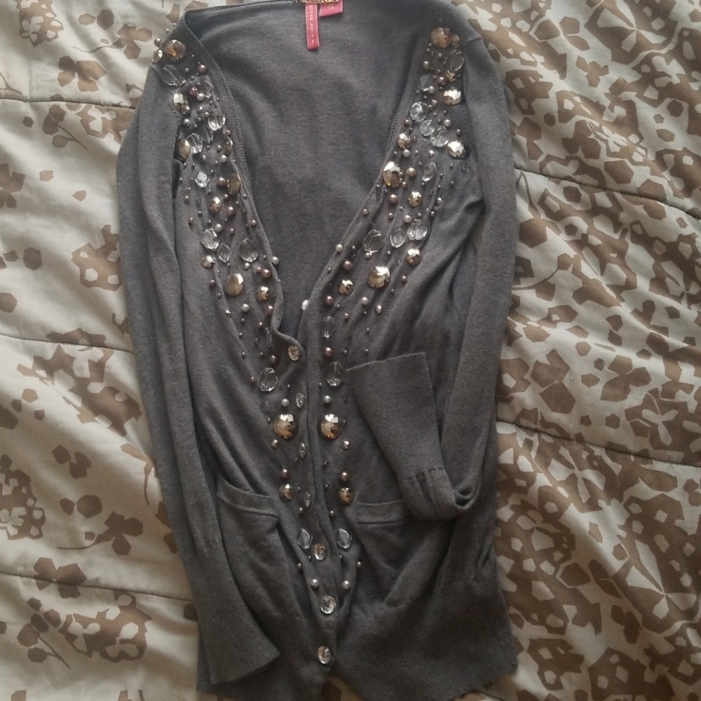 Bedazzled sweater